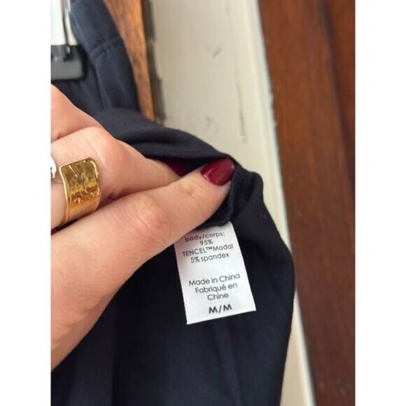 EBERJEY NEW Gisele Relaxed Black Short Set Size Medium - Picture 5 of 8